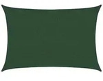 vidaXL Sonnensegel 160 g/m2 Dunkelgr&uuml;n 4x4x5,8 m HDPE Pure Garden Modell