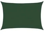 vidaXL Sonnensegel 160 g/m2 Dunkelgr&uuml;n 3,5x4,5 m HDPE