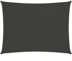 vidaXL Sonnensegel 160 g/m2 Anthrazit 2x2,5 m HDPE Modell City Terrace