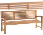 CLP Teakbank Halden teak/180 cm