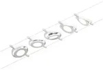 Paulmann CorDuo LED Seilsystem RoundMac Basisset 5x200lm 5x4,5W 3000K 230/12V