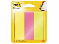 Post-it PageMarker Neonfarben, 25x76mm, 3x100 Blatt