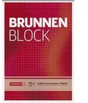 Briefblock DIN A5, Brunnen kariert