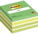 Post-it Haftnotizenw&uuml;rfel 76 x 76 mm Pastelxlr&uuml;n 450 Blatt