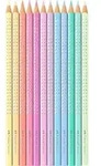 FABER-CASTELL 201910 Buntstifte Sparkle Pastell - 12er Metalletui, sortiert