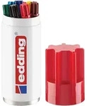 edding 3000 Permanentmarker sortiert 1-8 (8er Dose)