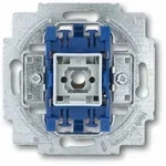 Busch-Jaeger Wechselschalter-Einsatz, ohne Beleuchtung, blau, matt, Unterputz, IP20,