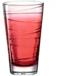 Leonardo Trinkglas Vario Struttura rot 280 ml