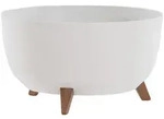 SIENA GARDEN Pflanzgef&auml;&szlig; OSLO wei&szlig; 47 cm M82584