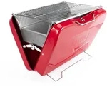 TAINO MOX Koffer-Grill Holzkohlegrill BBQ Campinggrill Koffer Schwarz kompakt