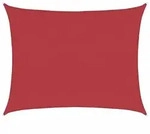 vidaXL Sonnensegel 160 g/m2 Rot 6x8 m HDPE