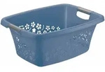 ROTHO W&auml;schekorb "Flowers" 25 l horizon blue 1756506161