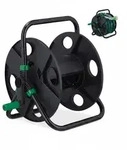 Relaxdays Schlauchtrommel, f&uuml;r 30 m 1/2" Schlauch, Stahl, Kunststoff,