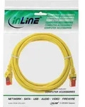 InLine&reg; 76150Y Patchkabel, S/FTP (PiMf), Cat.6, 250MHz, PVC, CCA, gelb, 0,5m