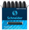 Schneider Tintenpatrone Standard für Füllhalter 6 Stück Schwarz