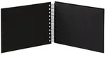 Fotoalbum Whire-O 40 Seiten 195x145mm schwarz/schwarz