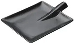 Zassenhaus Steak/Servierteller Worker /Schaufel eckig 30 x 22 cm