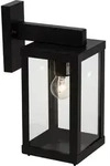 BRILLIANT GAIA Wandleuchte 35,5 cm Metall / Glas Schwarz, 44482/06