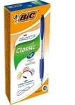 BIC Atlantis Classic Kugelschreiber Blau Mittel 0.4 mm Nachf&uuml;llbar 12 St&uuml;ck
