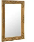 vidaXL Wandspiegel im Barock-Stil 50 x 80 cm Golden