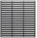 vidaXL Zaunelement WPC 180x180 cm Grau