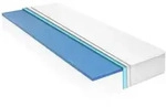 vidaXL Matratze 140 x 200 cm Viskoelastischer Memory-Schaum 18 cm