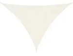 vidaXL Sonnensegel Oxford-Gewebe Dreieckig 4x5x5 m Creme