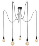 Paulmann Neordic Pendelleuchte KetilE27max. 5x60W Schwarz dimmbar Silikon#Metall