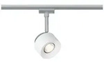 Paulmann URail Schienenspot Pane Einzelspot400lm 7,4W 2700K dimmbar 230V Wei&szlig;#Chrom