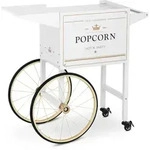 Royal Catering Wagen f&uuml;r Popcornmaschine - 51 x 37 cm - wei&szlig; & golden -
