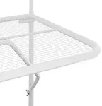 Balkontisch Stahl| vidaXL : Farbe - Weiss