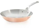 de Buyer - Runde Pfanne INOCUIVRE aus Edelstahlkupfer 2 mm - Schwanz aus