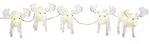 Konstsmide LED Acryl Elche, 5er-Set, 40 warm wei&szlig;e Dioden, 24V, Au&szlig;en (IP44),