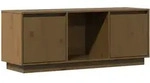 vidaXL TV-Schrank Honigbraun 110,5x35x44 cm Massivholz Kiefer