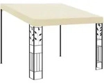 vidaXL Wand-Pavillon 3x3x2,5 m Cremewei&szlig;
