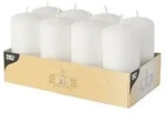 Starpak 8 Stumpenkerzen &Oslash; 50 mm &middot; 100 mm weiss