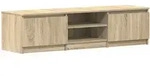 vidaXL TV-Schrank Sonoma-Eiche 140x40x35,5 cm Holzwerkstoff