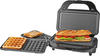 Nedis Multi-Grill - Grill / Sandwich / Waffle - 900 W - 28 x 15 cm - Automatischer
