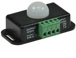ChiliTec 12-24V Bewegungsmelder, max. 6A bis 8m Reichweite, 60&deg;, 1-10min