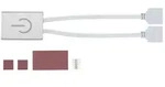 Paulmann MaxLED Zubeh&ouml;r Steuerung Switch Touch-Schalter 24V max. 144W Silber 70975