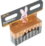 Duracell Batterie Alkaline, Mignon, AA, LR06, 1.5V Plus, Extra Life, Retail Blister
