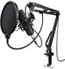 LIAM&DAAN Streaming-Mikrofon Set, mit Arm, Spinne & Popschutz Podcast Set,