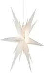 Lumineo LED Stern Dauerbetrieb BO Outdoor &Oslash; 30cm H.30cm weiss/warmes weiss