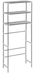 vidaXL Waschmaschinenregal 3 Ablagen Silbern 69x28x169 cm