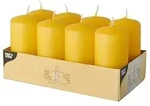 Starpak 8 Stumpenkerzen &Oslash; 50 mm &middot; 100 mm goldgelb