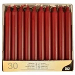 Starpak 30 Tafelkerzen &Oslash; 2,1 cm &middot; 19,6 cm bordeaux