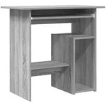vidaXL Schreibtisch Grau Sonoma 80x45x74 cm Holzwerkstoff