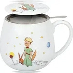 K&ouml;nitz Porzellan Becher mit Sieb und Deckel, Le Petit Prince - Secret (fr.)
