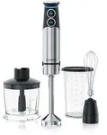 Arendo Stabmixer Edelstahl Set - P&uuml;rierstab - stufenlose Geschwindigkeit +