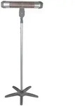 Heizstrahler mit modularem Fu&szlig; und stabiler Wandhalterung 800 Watt